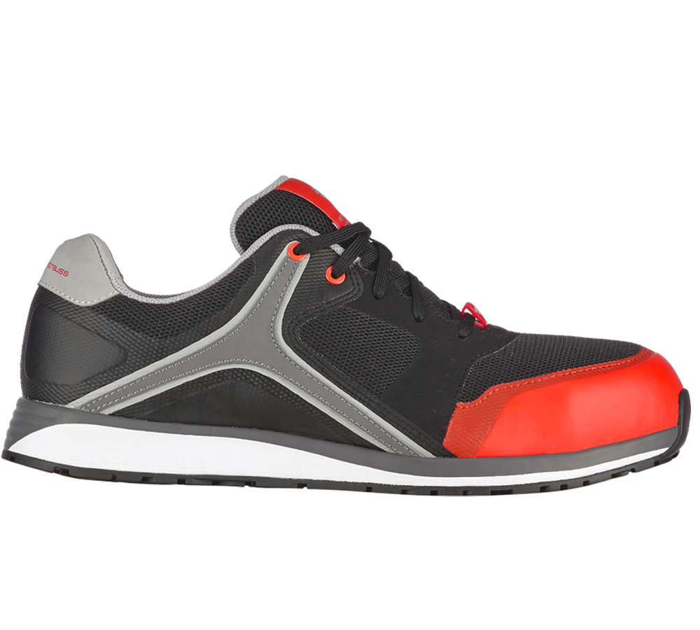 Footwear: e.s. S1 Safety shoes Erebos + oxidblack/redorange