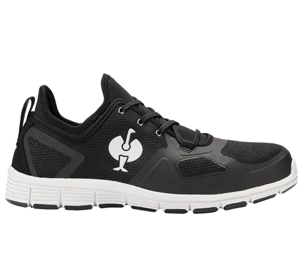 Safety Trainers: S1 Safety shoes e.s. Manda + black/silver