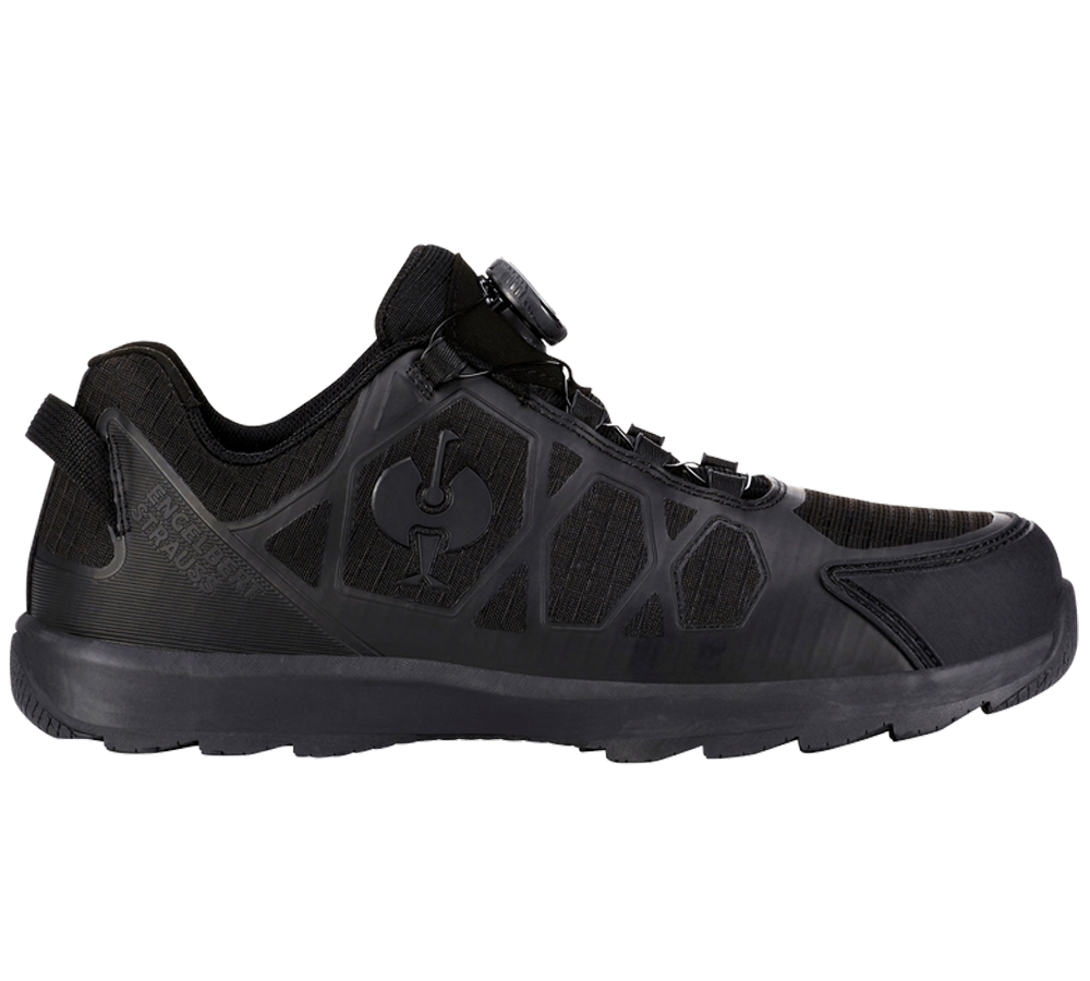 Safety Trainers: S1 Safety shoes e.s. Baham II low + black