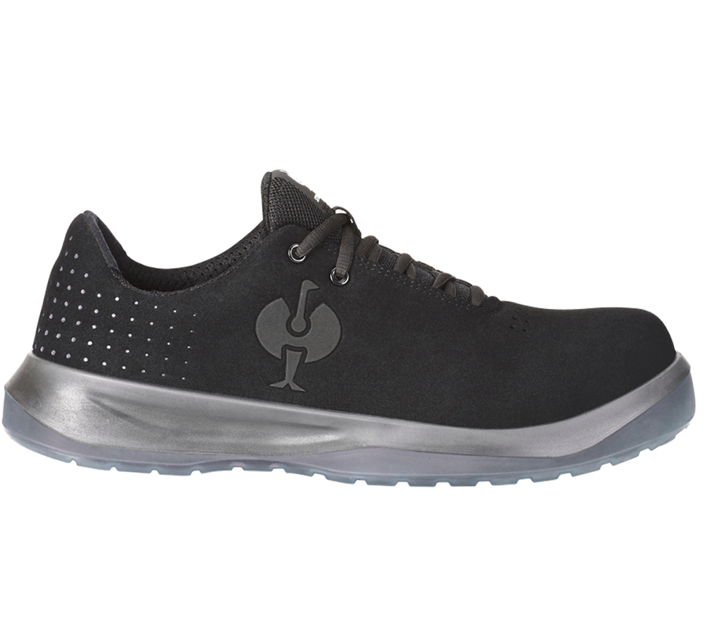 Safety Trainers: S1P Safety shoes e.s. Banco low + black/anthracite