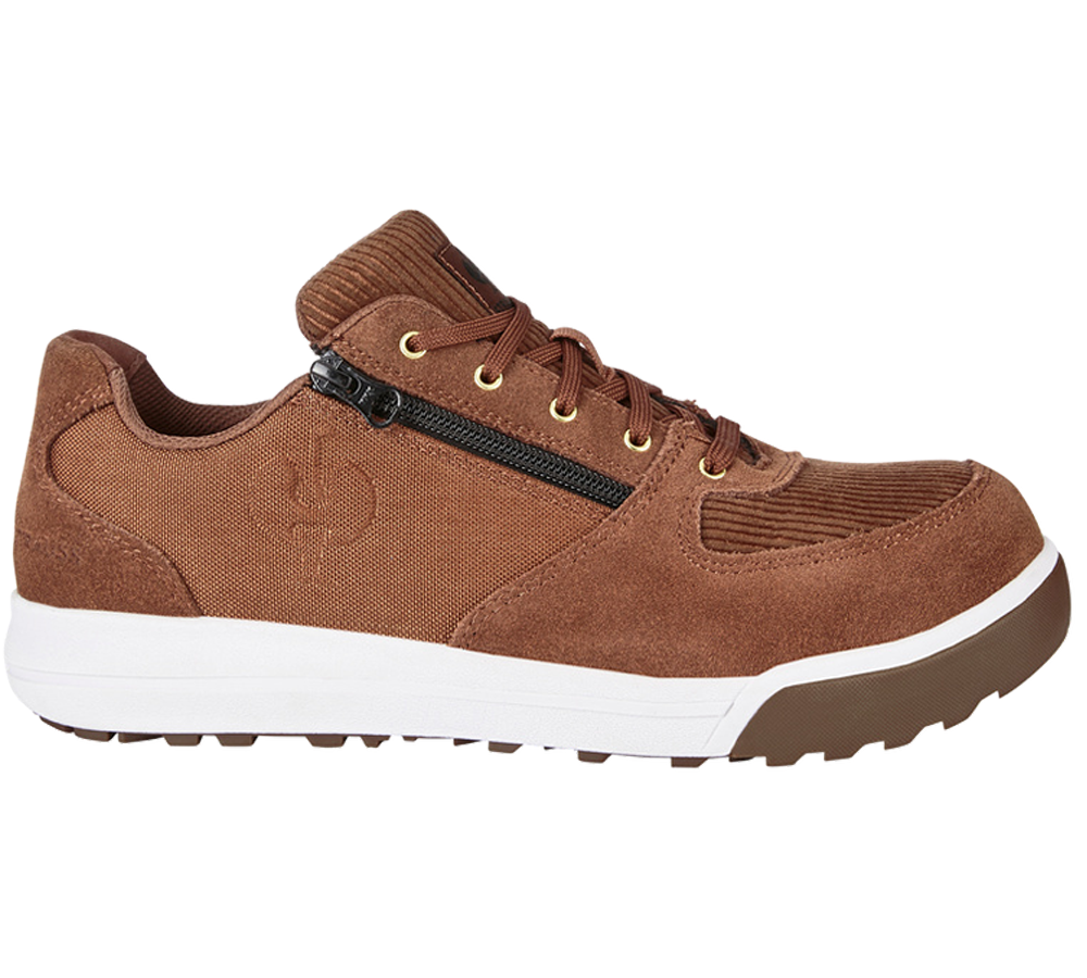 S1: S1 Safety shoes e.s. Janus II low + cedarbrown/purewhite