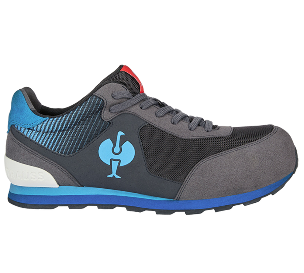 Safety Trainers: S1 Safety shoes e.s. Sirius II + graphite/gentianblue
