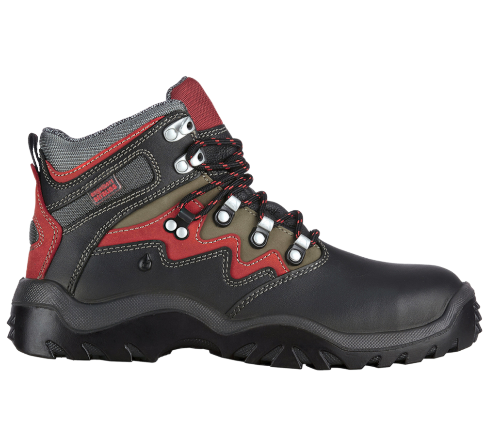 Roofer / Crafts_Footwear: e.s. S3 Safety boots München + black/anthracite/red