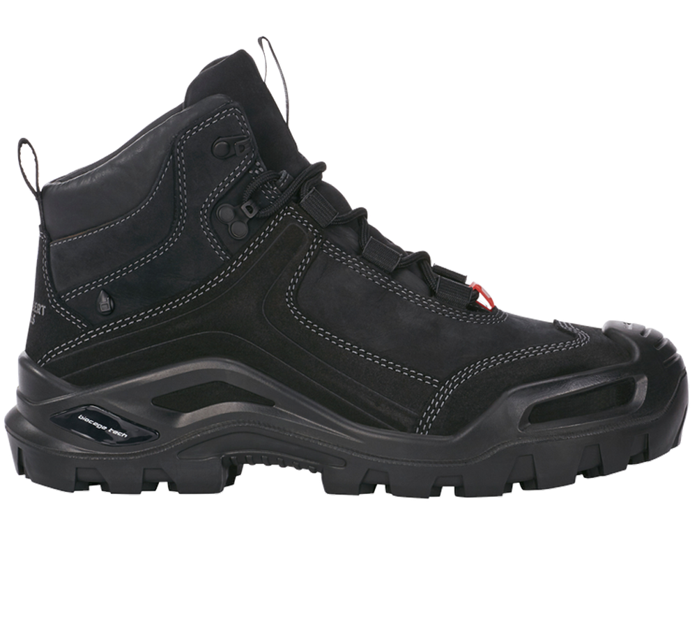 Safety Trainers: e.s. S3 Safety boots Nembus mid + black