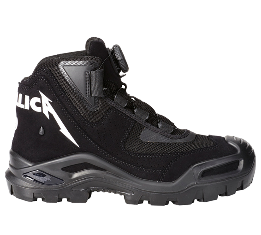 Footwear: Metallica safety boots + black