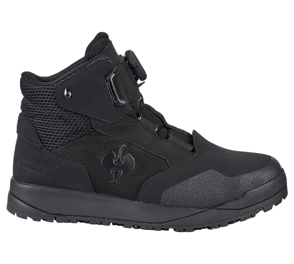 Safety Trainers: S7 Safety boots e.s. Murcia mid + black
