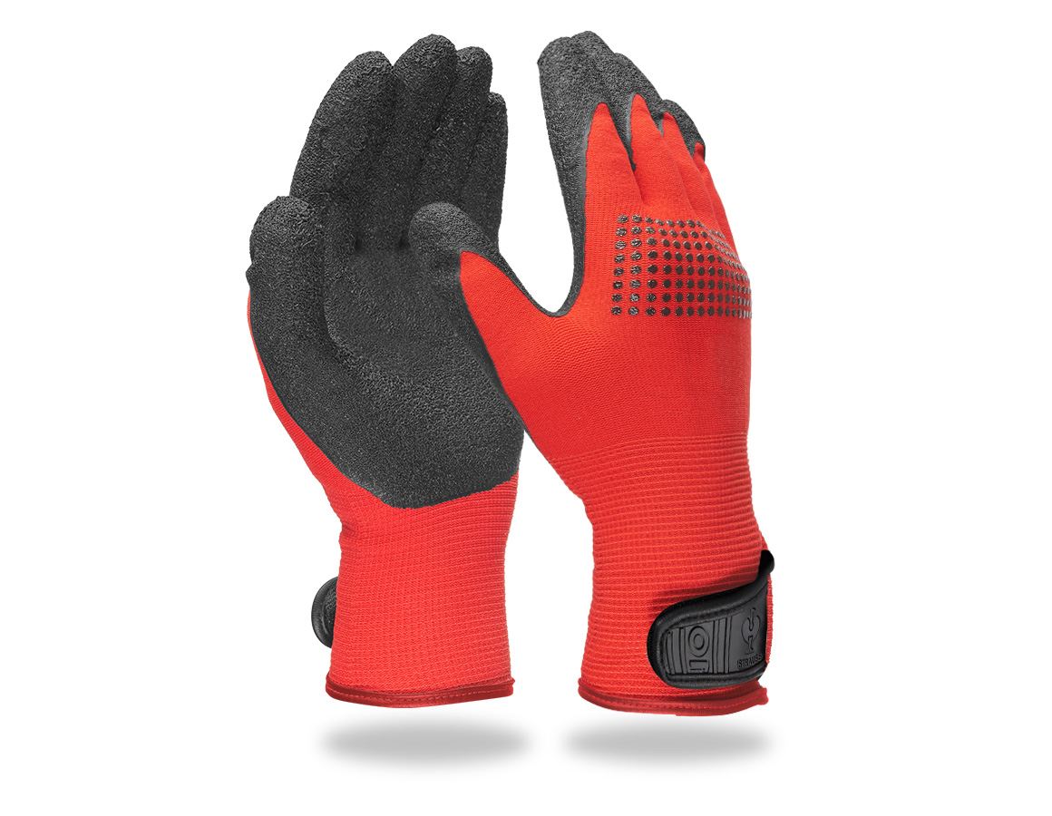 Coated: Latex knitted gloves Techno Grip