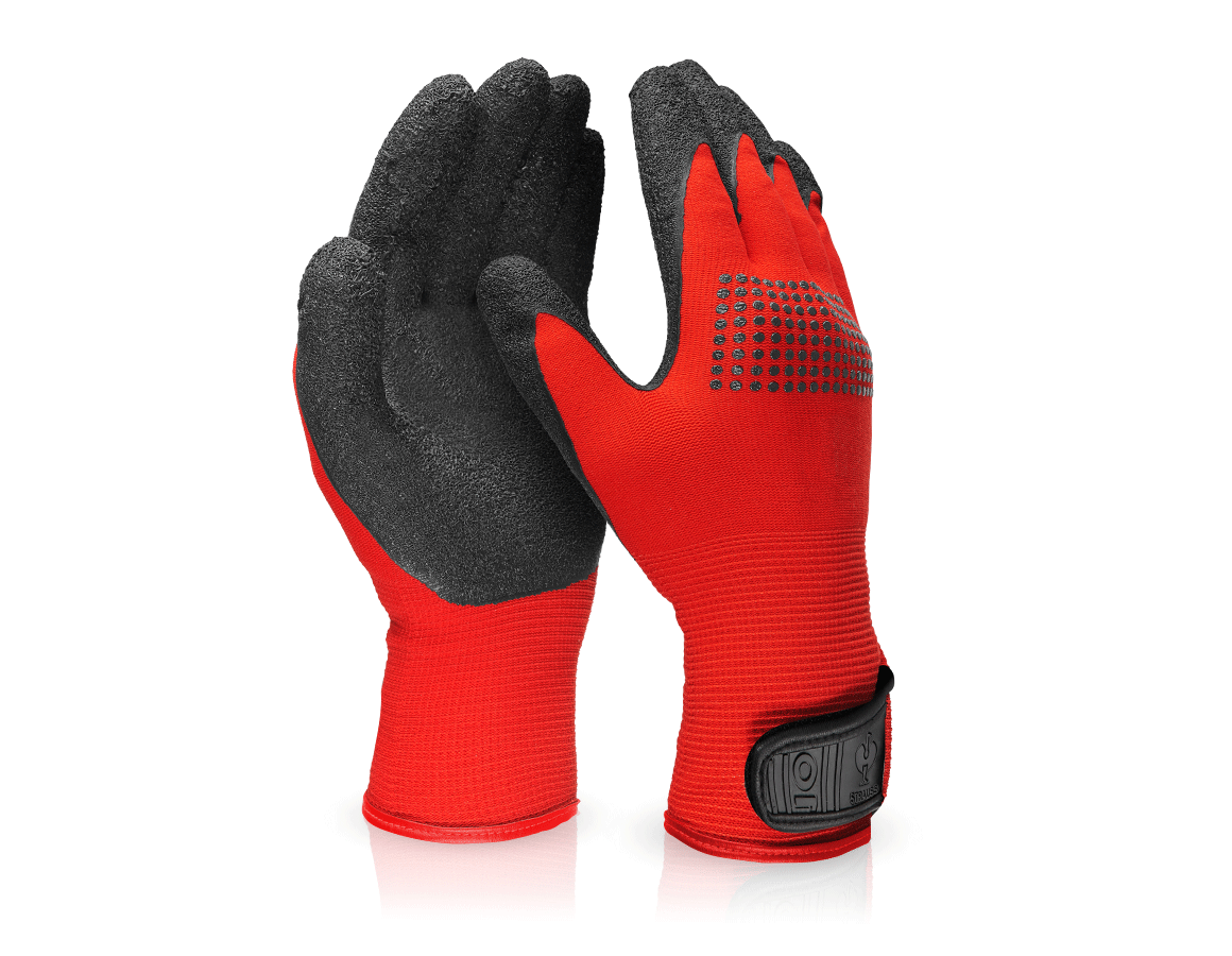 Coated: Latex knitted gloves Techno Grip