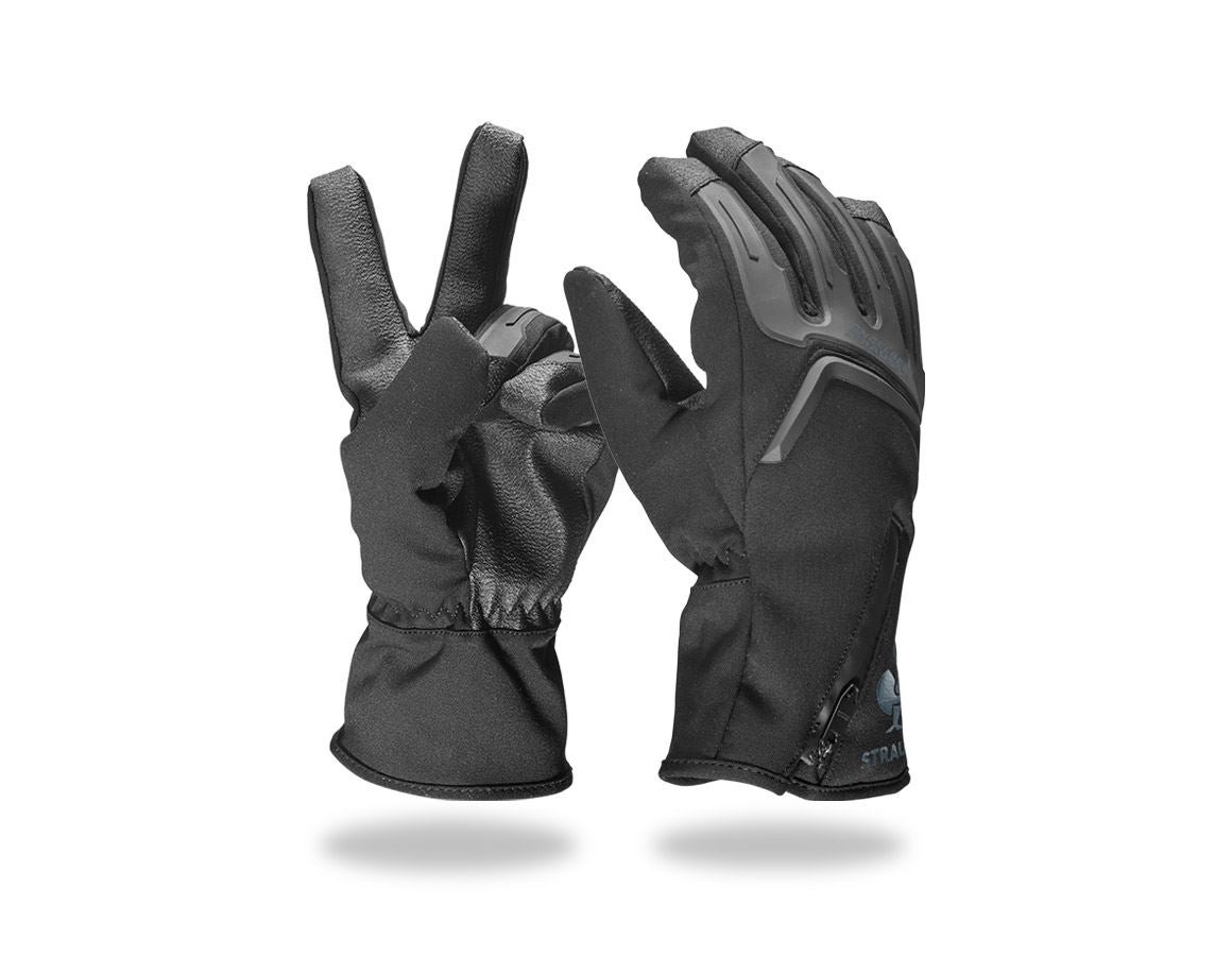 Cold: e.s. Children's Winter gloves Proteus Ice + black/grey