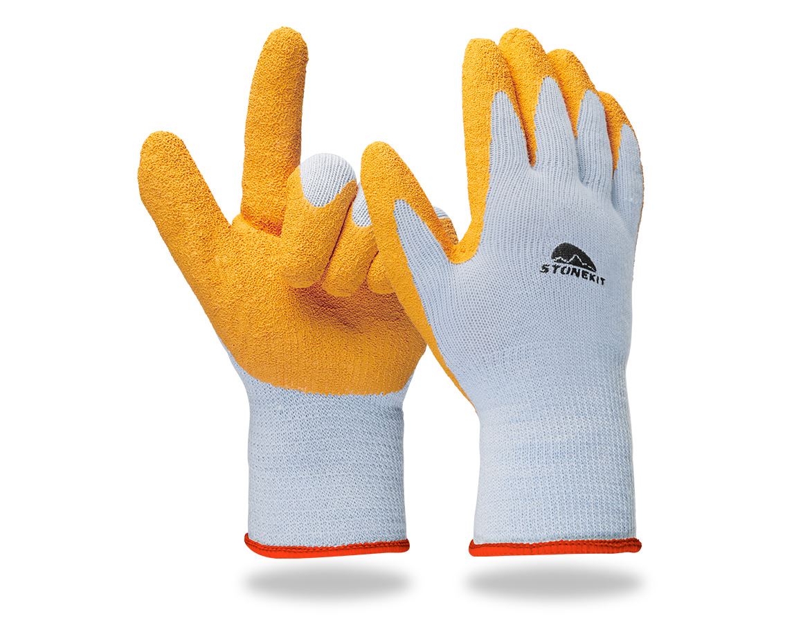 Coated: Latex knitted gloves Eco Grip II, pack of 12