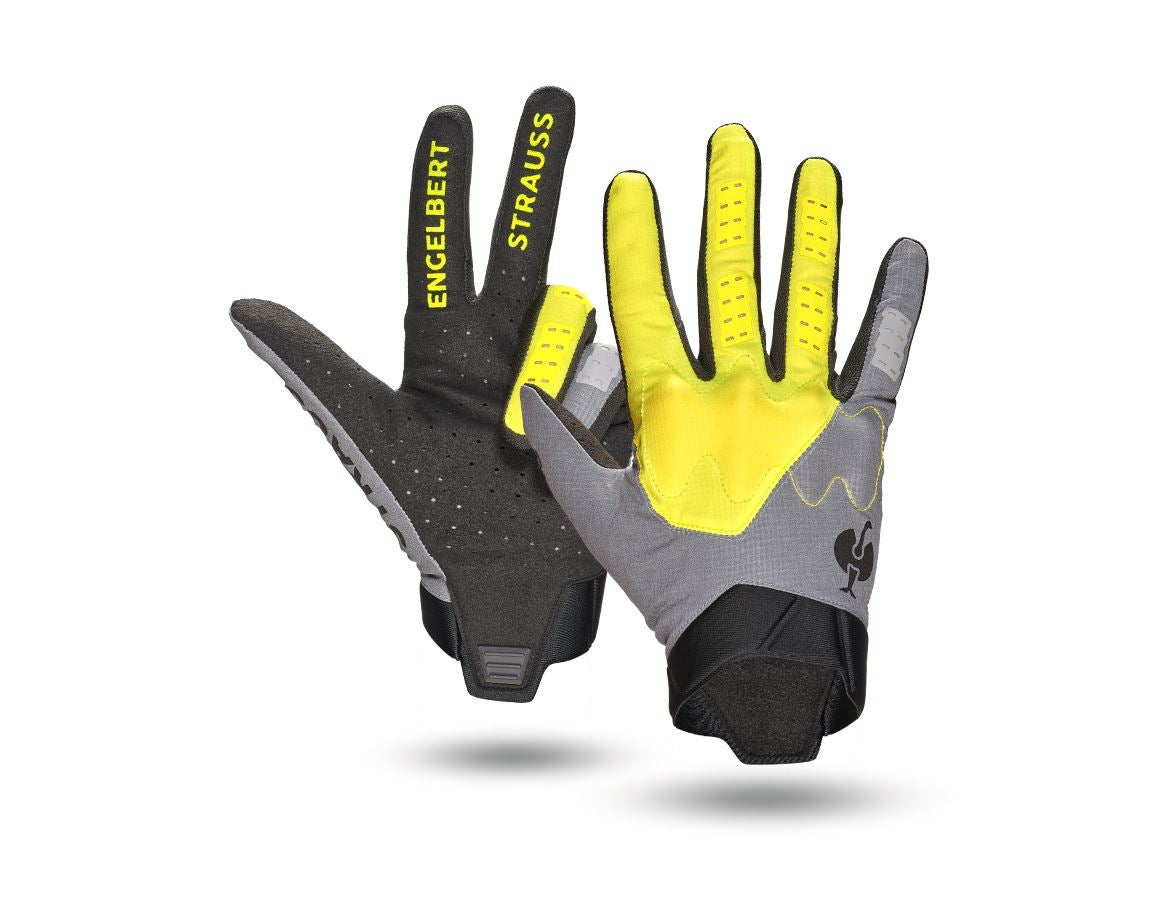 Topics: Gloves e.s.trail, light + acid yellow/basaltgrey/black