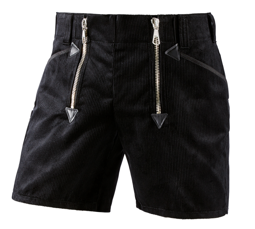 Roofer / Crafts: e.s. Craftman's Shorts Wide Wale Cord + black
