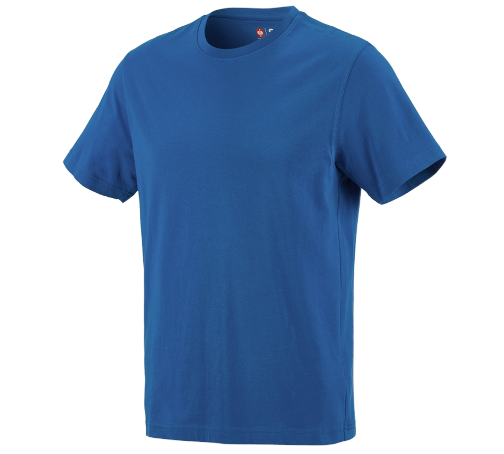 Plumbers / Installers: e.s. T-shirt cotton + gentianblue
