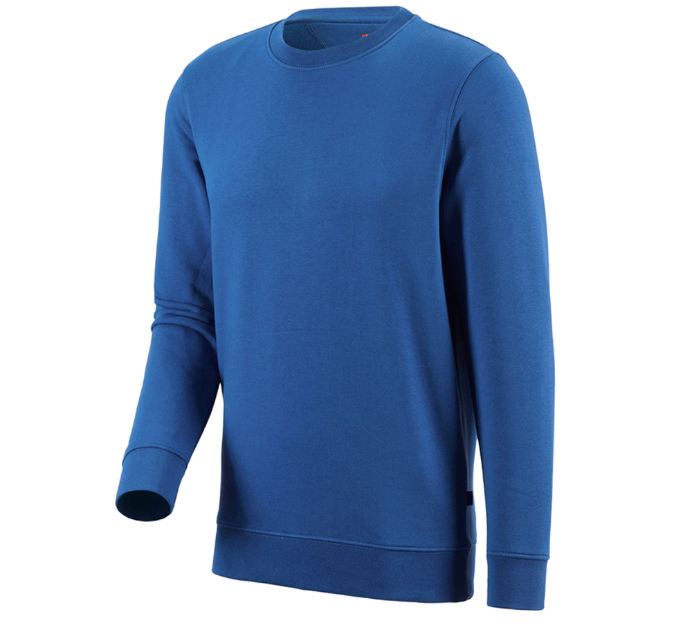 Plumbers / Installers: e.s. Sweatshirt poly cotton + gentianblue