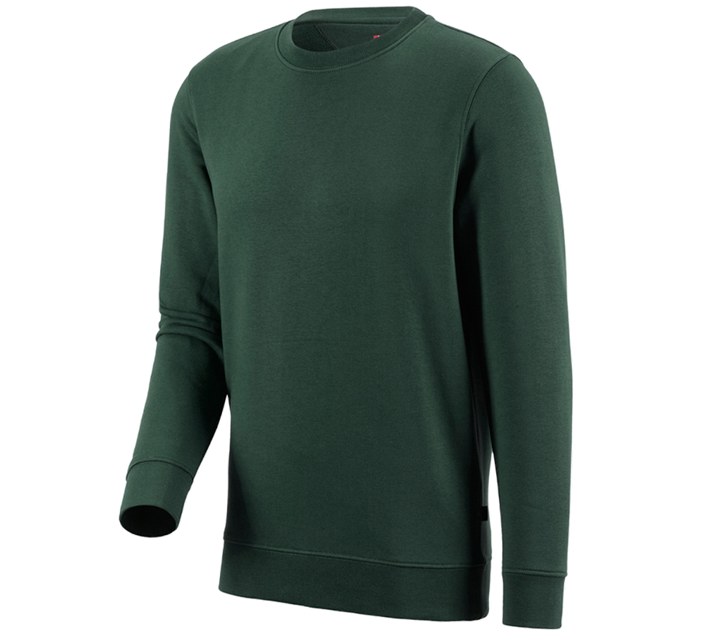 Plumbers / Installers: e.s. Sweatshirt poly cotton + green
