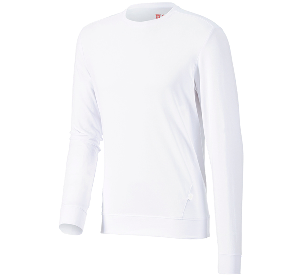 Topics: e.s. Long sleeve cotton stretch + white