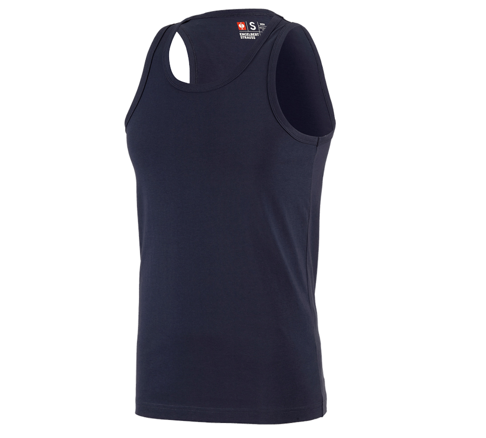 Shirts, Pullover & more: e.s. Athletic-shirt cotton + navy