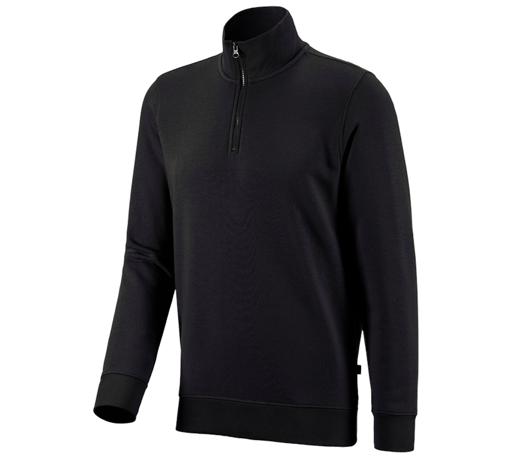 Joiners / Carpenters: e.s. ZIP-sweatshirt poly cotton + black
