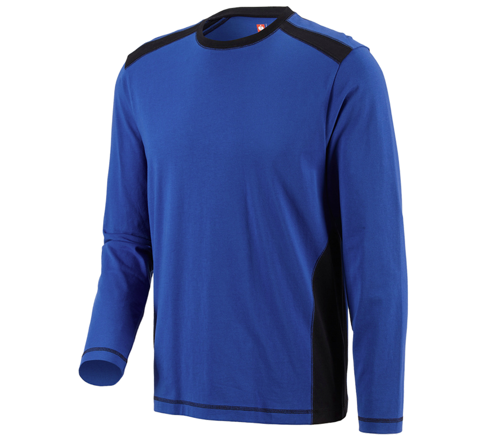 Plumbers / Installers: Long sleeve cotton e.s.active + royal/black