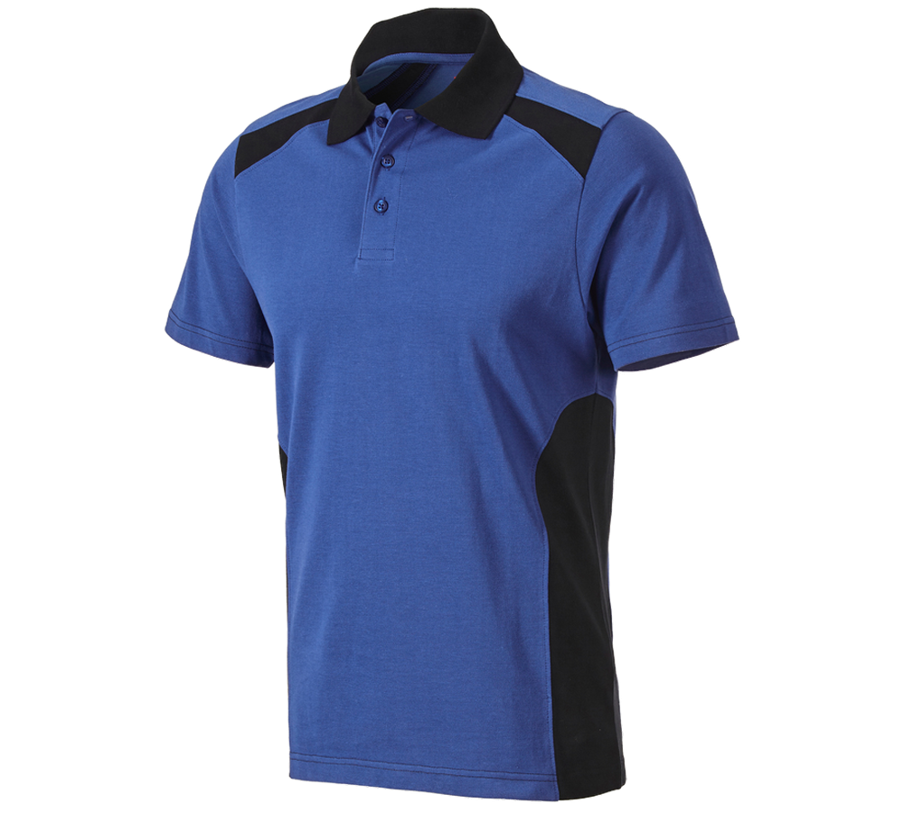 Plumbers / Installers: Polo shirt cotton e.s.active + royal/black