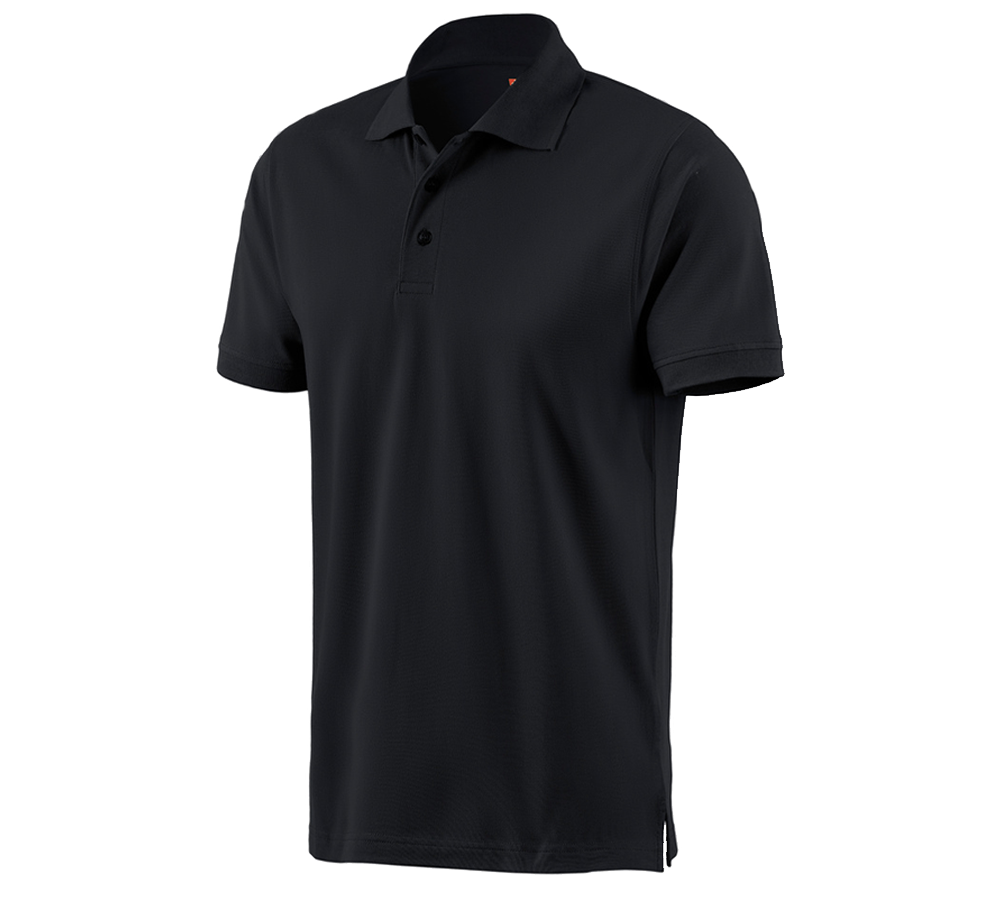 Topics: e.s. Polo shirt cotton + black