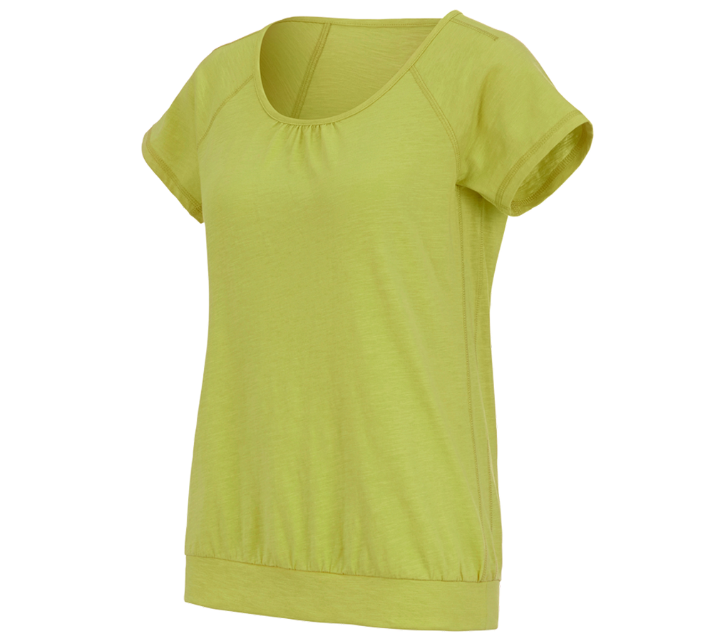 Shirts, Pullover & more: e.s. T-shirt cotton slub, ladies' + maygreen
