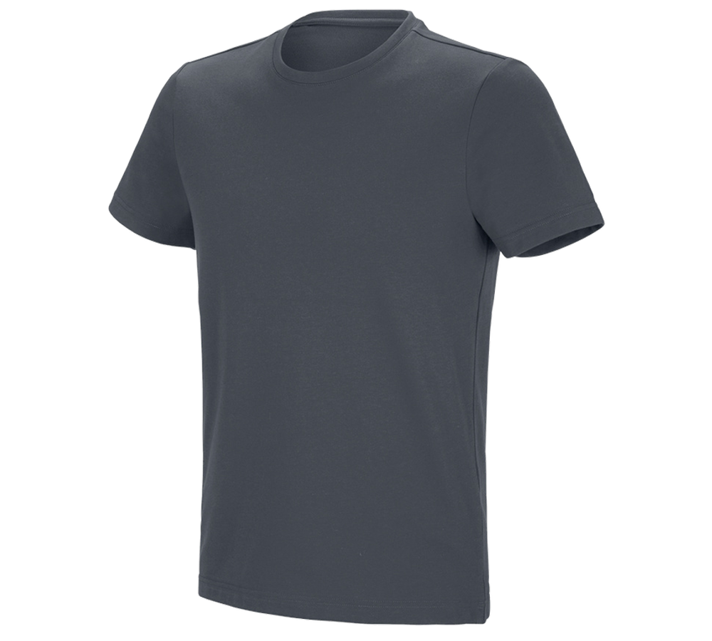 Topics: e.s. Functional T-shirt poly cotton + anthracite