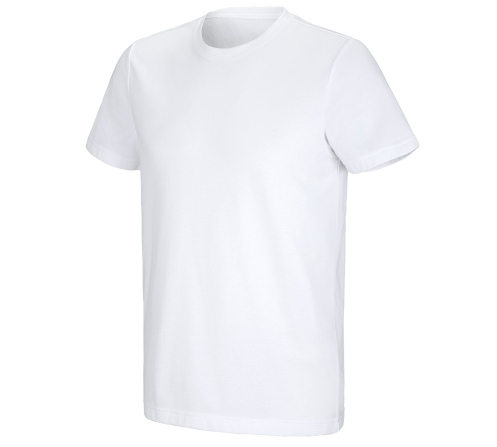 Topics: e.s. Functional T-shirt poly cotton + white