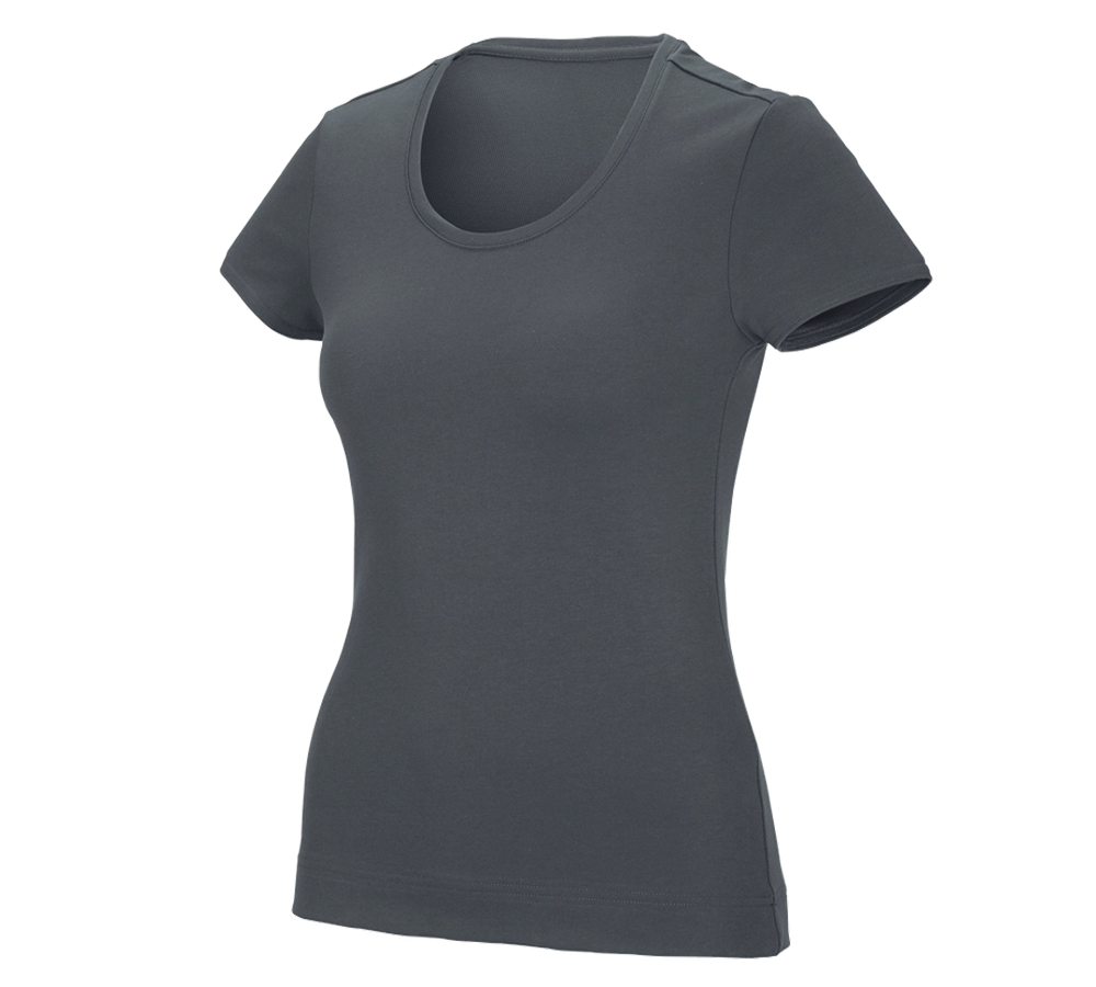 Topics: e.s. Functional T-shirt poly cotton, ladies' + anthracite