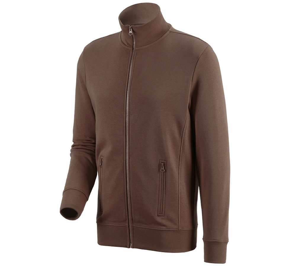 Plumbers / Installers: e.s. Sweat jacket poly cotton + hazelnut