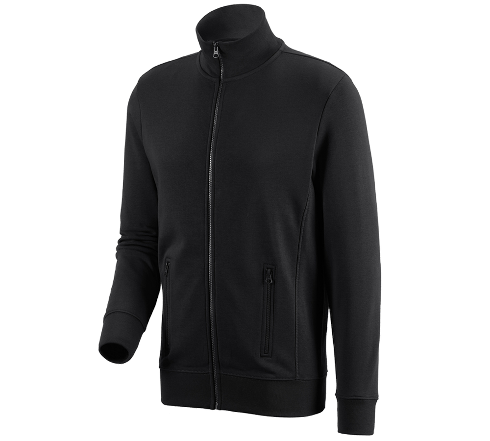 Plumbers / Installers: e.s. Sweat jacket poly cotton + black