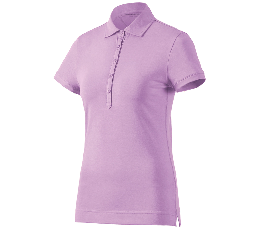 Shirts, Pullover & more: e.s. Polo shirt cotton stretch, ladies' + lavender