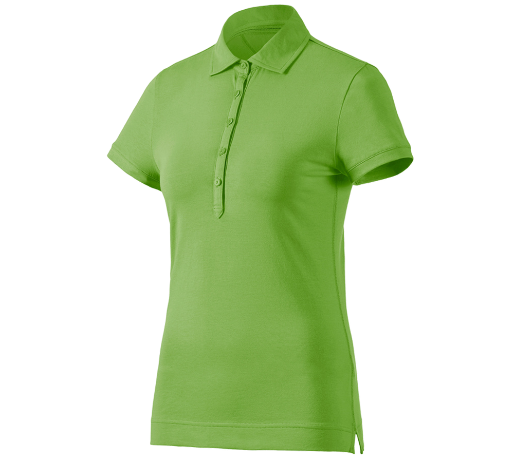 Plumbers / Installers: e.s. Polo shirt cotton stretch, ladies' + seagreen