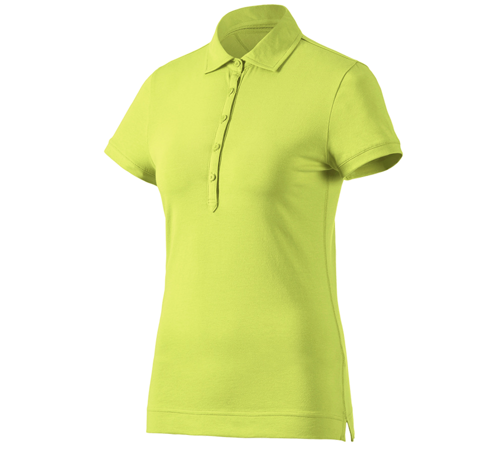 Topics: e.s. Polo shirt cotton stretch, ladies' + maygreen
