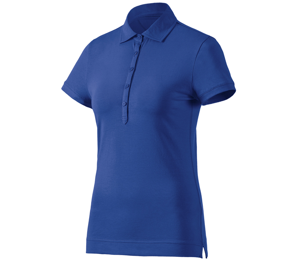 Topics: e.s. Polo shirt cotton stretch, ladies' + royal