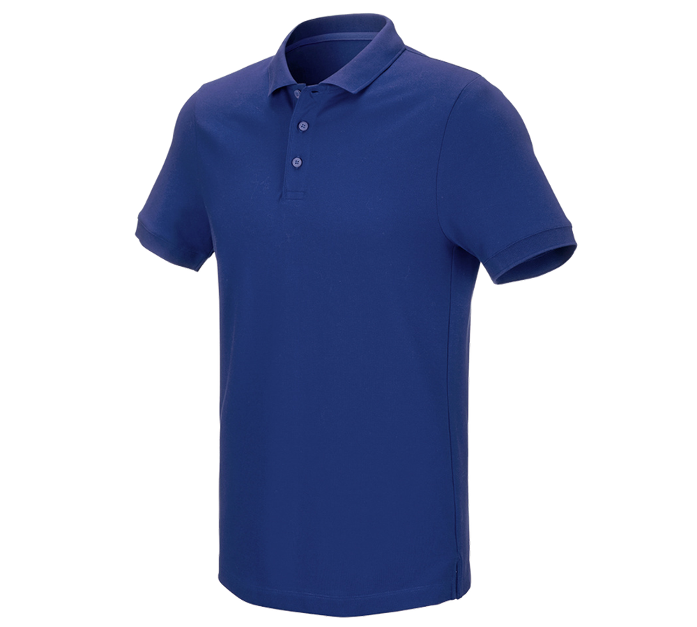 Plumbers / Installers: e.s. Pique-Polo cotton stretch + royal
