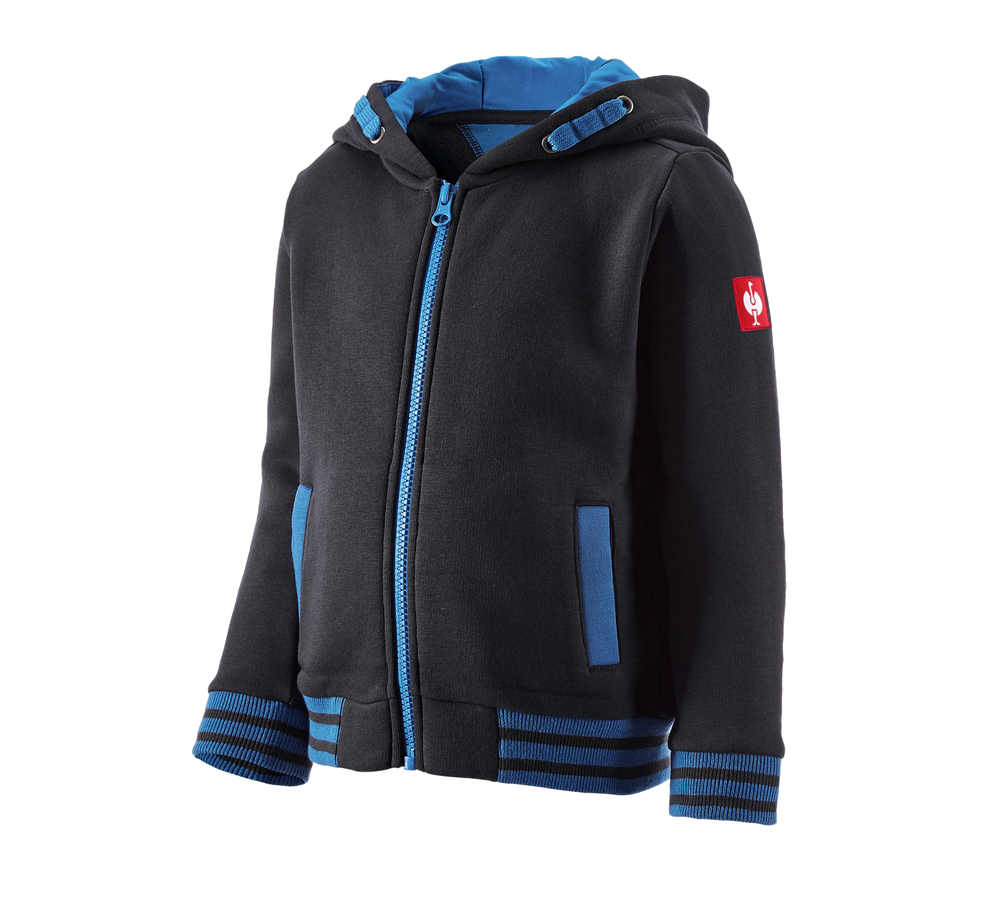 Shirts, Pullover & more: Hoody sweatjacket e.s.motion 2020, children's + graphite/gentianblue