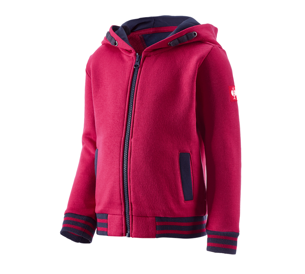 Shirts, Pullover & more: Hoody sweatjacket e.s.motion 2020, children's + berry/navy