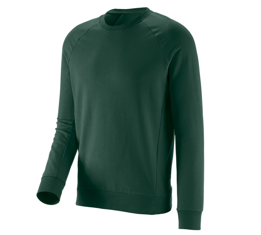 Topics: e.s. Sweatshirt cotton stretch + green