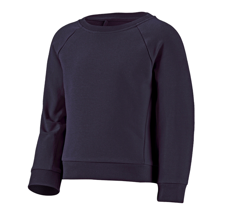 Topics: e.s. Sweatshirt cotton stretch, children's + navy
