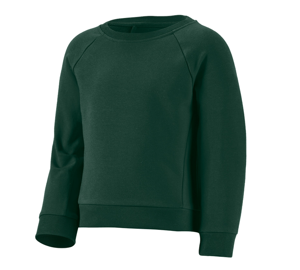 Topics: e.s. Sweatshirt cotton stretch, children's + green