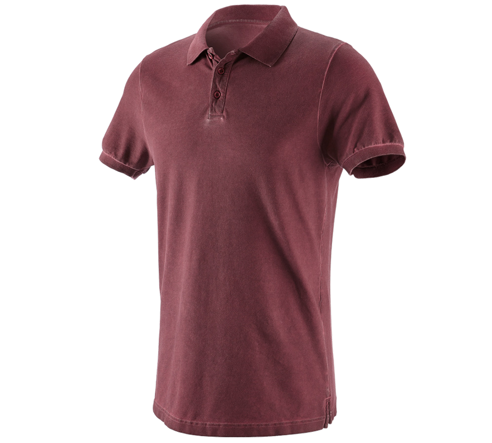 Topics: e.s. Polo shirt vintage cotton stretch + ruby vintage