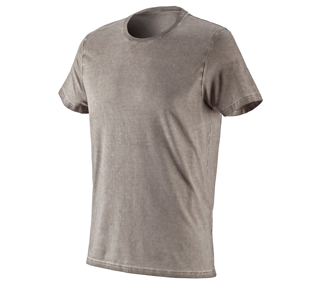 Plumbers / Installers: e.s. T-shirt vintage cotton stretch + taupe vintage