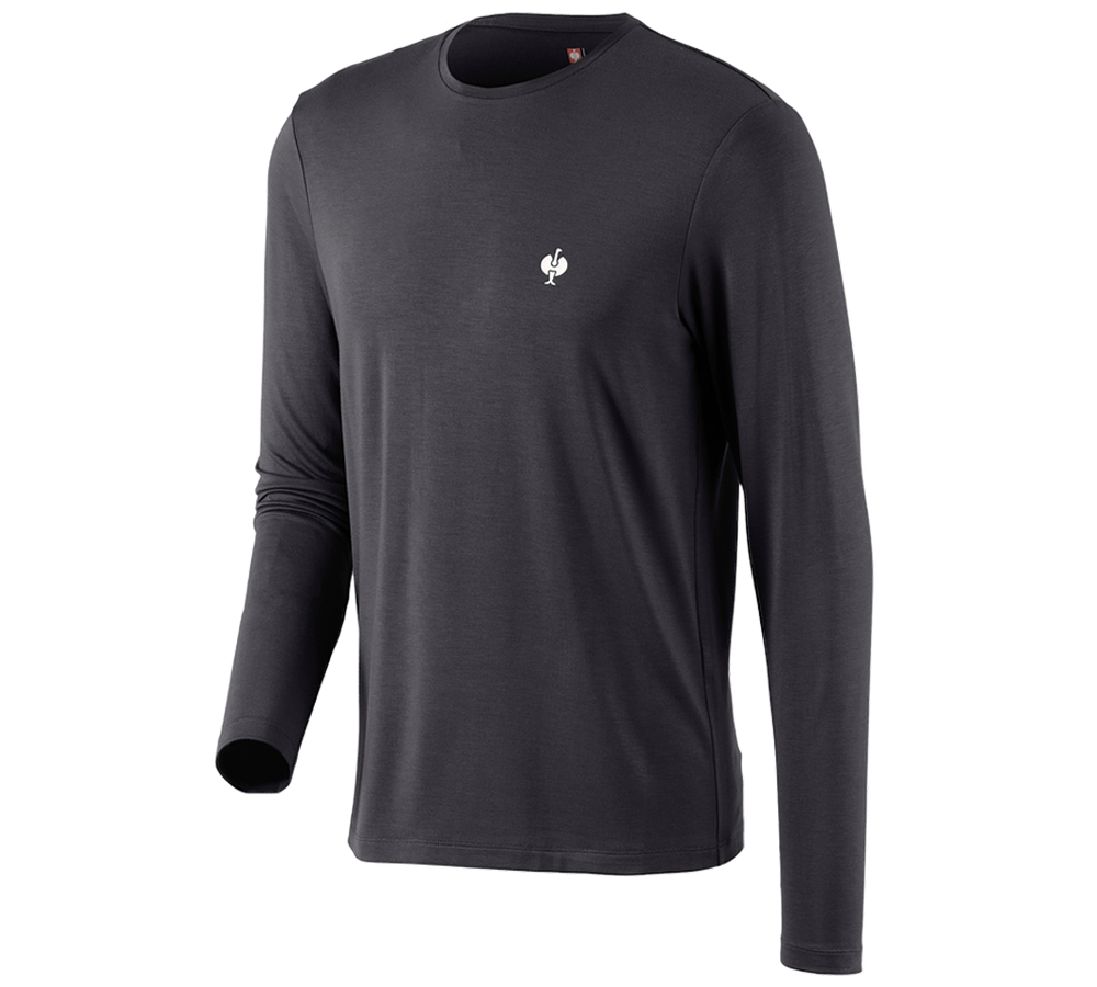 Shirts, Pullover & more: Modal-Longsleeve e.s.concrete + black