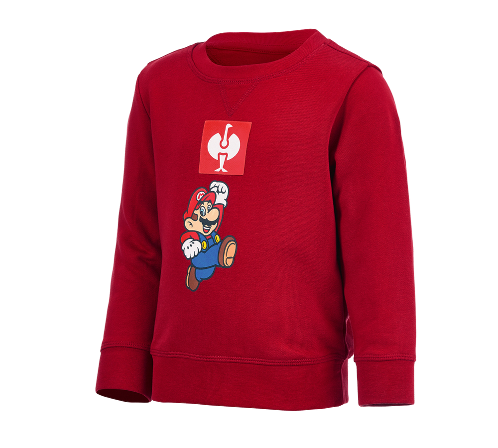 Shirts, Pullover & more: Super Mario Sweatshirt, children's + fiery red