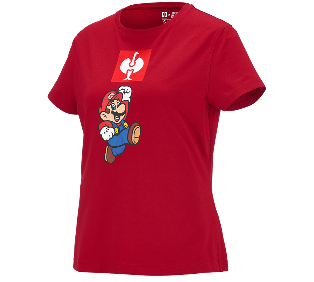 Shirts, Pullover & more: Super Mario T-shirt, ladies’ + fiery red