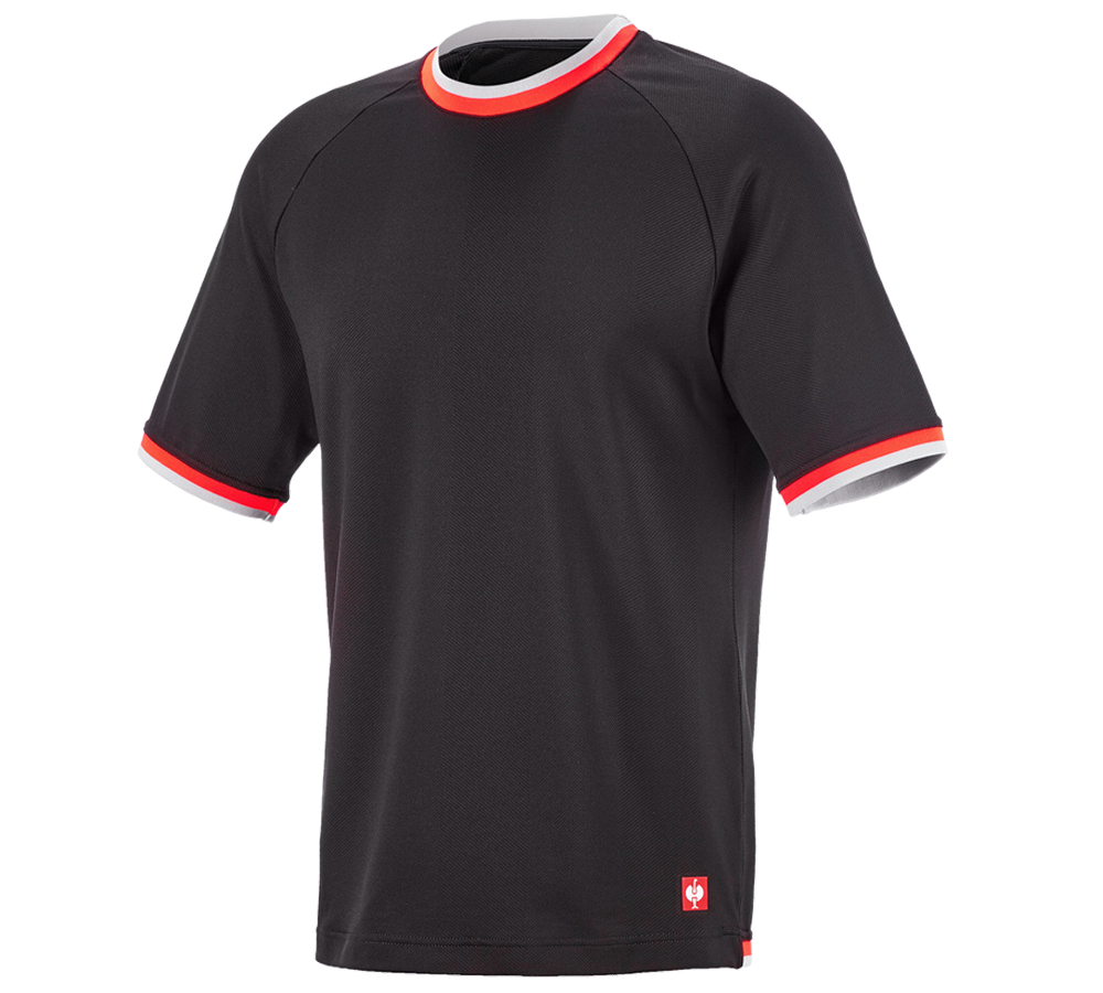 Shirts, Pullover & more: Functional t-shirt e.s.ambition + black/high-vis red