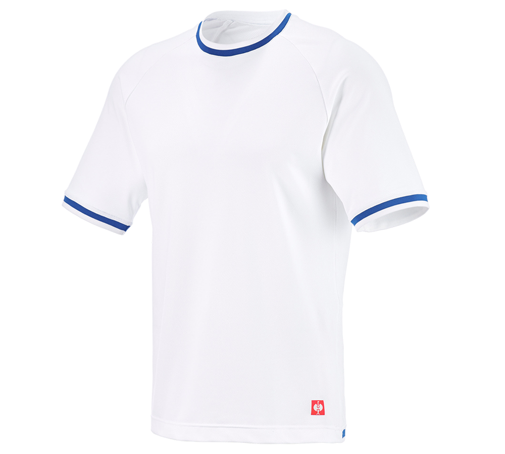 Shirts, Pullover & more: Functional t-shirt e.s.ambition + white/gentianblue