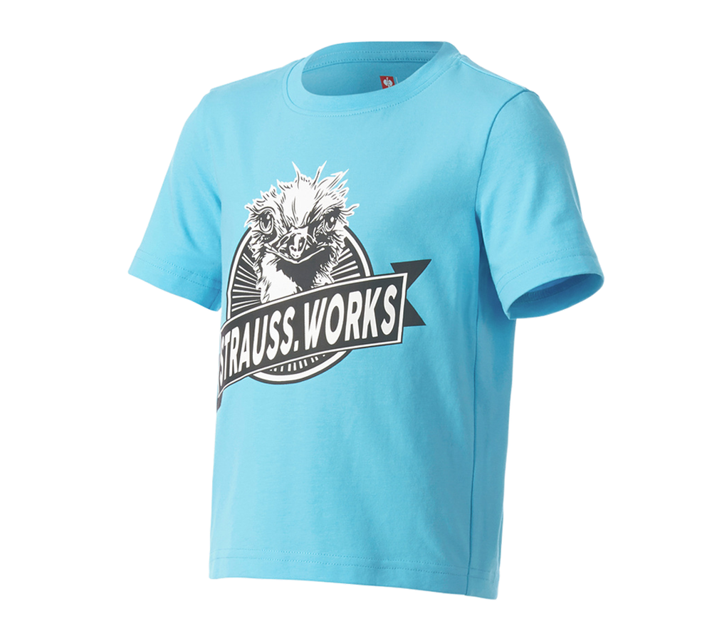 Clothing: e.s. T-shirt strauss works, children's + lapisturquoise