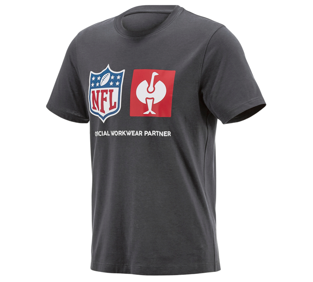 NFL T Shirt cotton carbongrey Strauss